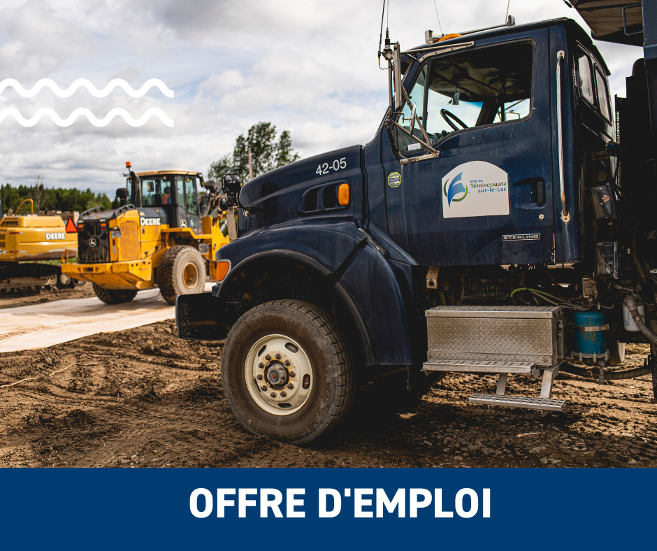 Offres d'emploi Ville de TémiscouatasurleLac